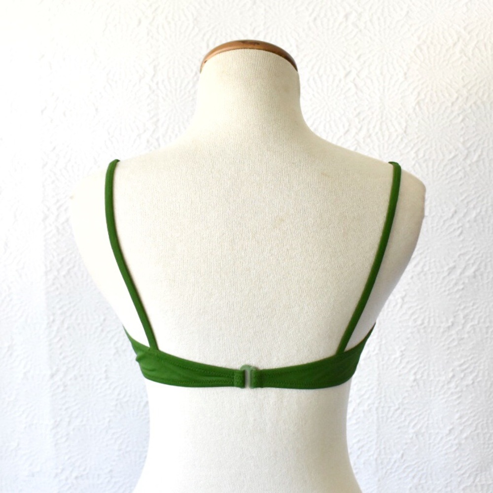 J. Crew Green Twist Bikini Top - Picture 2 of 9